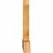 Ekena Millwork Portland Rough Sawn Timber Gable Bracket, Western Red Cedar, 60"W x 32"H x 4"D x 6"F, 13/12 Pitch GBW060X32X0406POR00RWR - alternate 5